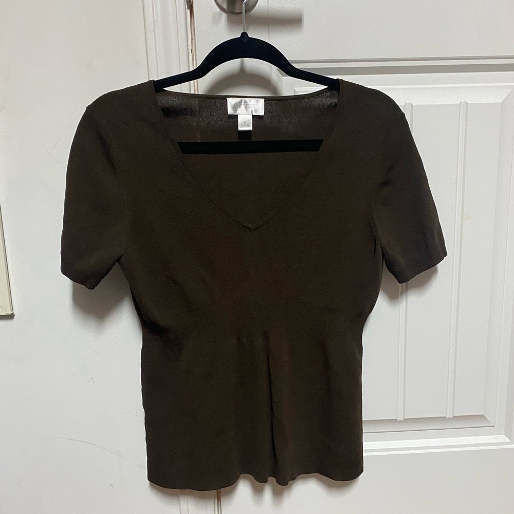Brown LOFT blouse